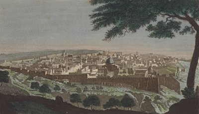 Gerusalemme dalla Valle di Giosafat da English School