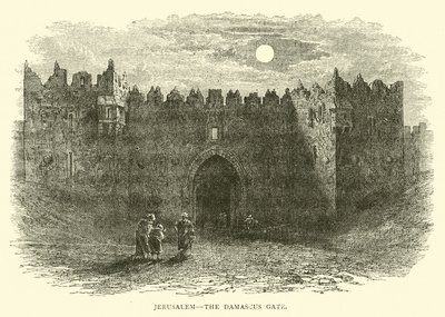Gerusalemme, la Porta di Damasco da English School