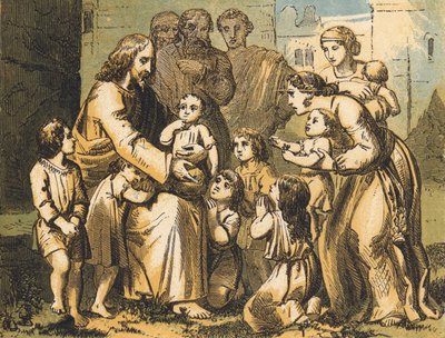 Gesù benedice i bambini da English School