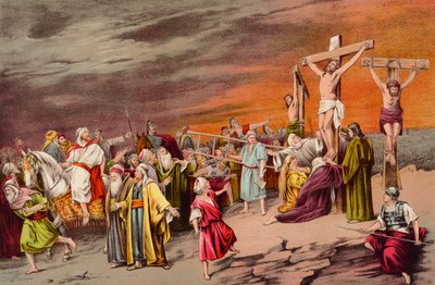 Gesù Cristo, crocifisso per i peccati del mondo da English School