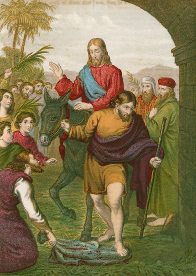 Ingresso di Gesù Cristo a Gerusalemme da English School