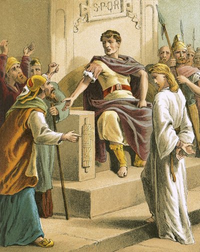 Gesù davanti a Pilato da English School