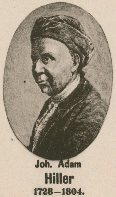Johann Adam Hiller (incisione) da English School