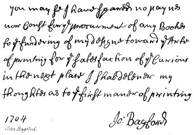 John Bagford da English School