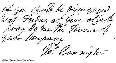 John Bannister, Comico da English School
