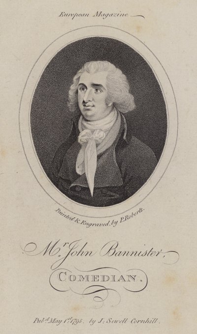 John Bannister, attore, comico e direttore teatrale inglese da English School