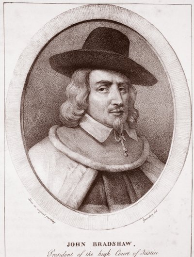 John Bradshaw, attribuito a Gravedon, inciso da de Langlume da English School