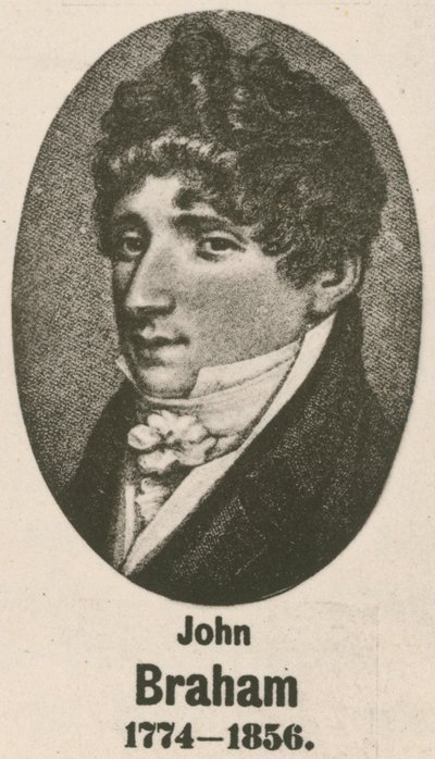 John Braham (incisione) da English School