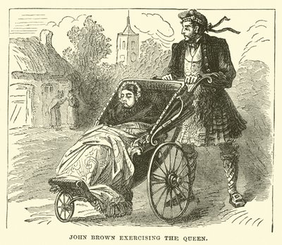 John Brown che esercita la Regina da English School