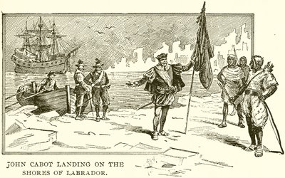 John Cabot sbarca sulle coste del Labrador da English School