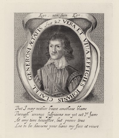 John Clavel (incisione) da English School
