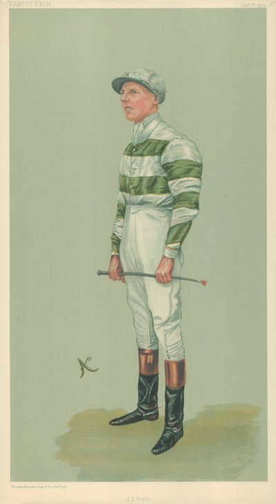 John E Watts, 1 ottobre 1903, caricatura di Vanity Fair da English School