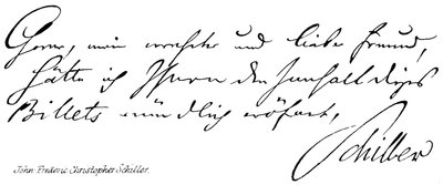 Johann Friedrich Christoph Schiller da English School