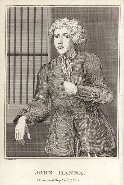 John Hanna, giustiziato il 14 settembre 1739 da English School