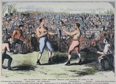 John Heenan contro Tom Sayers da English School