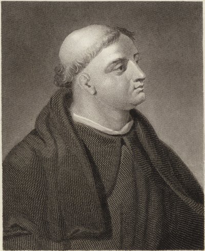 John Lydgate di Bury da English School