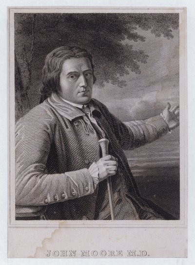 John Moore, medico scozzese (incisione) da English School