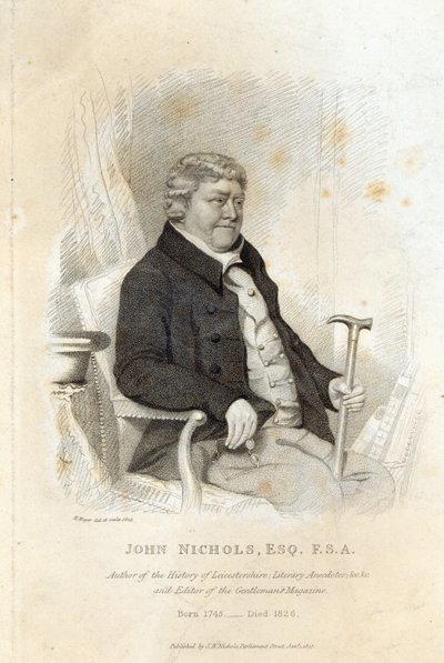 John Nichols, inciso da H. Meyer, 1825 da English School