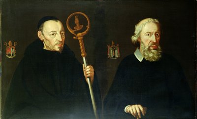 John Placid (1599-1681) e suo fratello Sir Thomas Gascoigne, 2° Barone (c.1593-1686) da English School