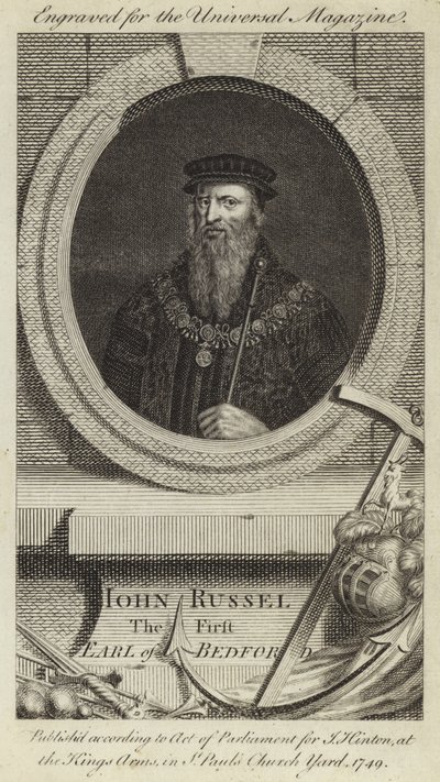 John Russel, Primo Conte di Bedford da English School
