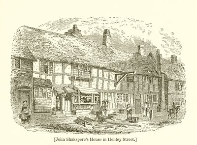 Casa di John Shakespeare in Henley Street da English School
