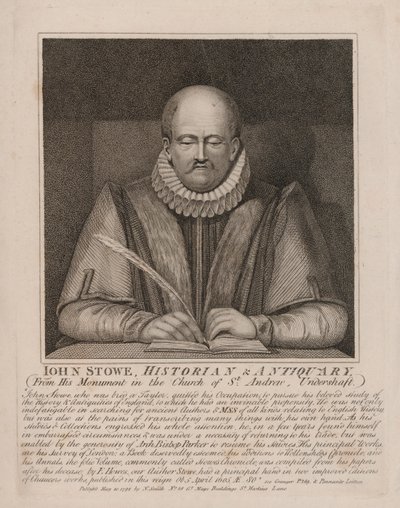 John Stow, storico e antiquario inglese da English School