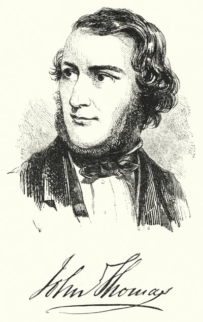 John Thomas, il noto scultore e modellatore (incisione) da English School