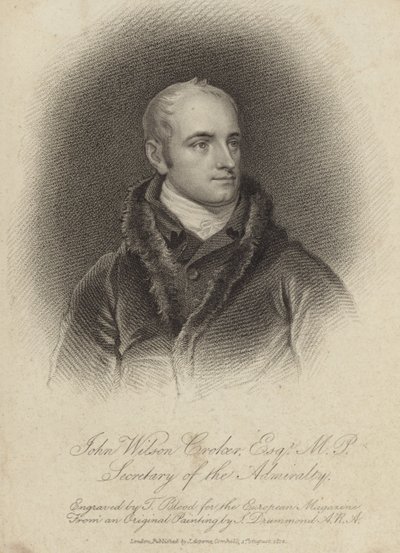 John Wilson Croker, statista e autore irlandese da English School