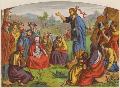Giovanni Battista predica nel deserto della Giudea da English School