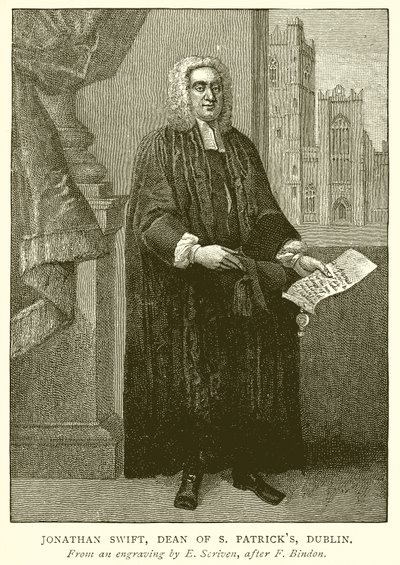 Jonathan Swift, Decano di S. Patricks, Dublino da English School