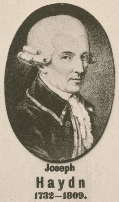 Joseph Haydn (incisione) da English School