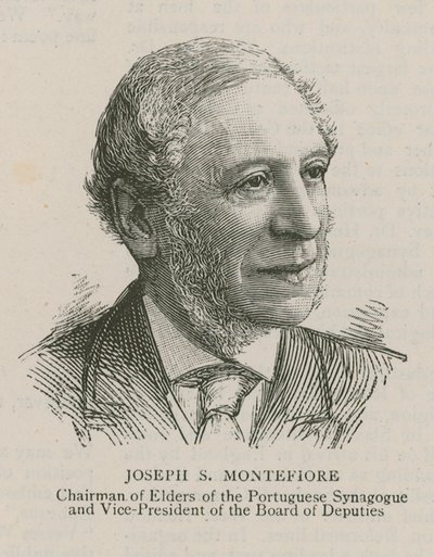 Joseph S Montefiore, Presidente degli Anziani della Sinagoga Portoghese e Vicepresidente del Consiglio dei Deputati da English School