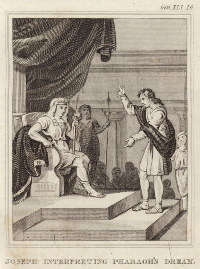 Giuseppe interpreta il sogno del faraone da English School
