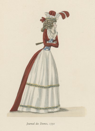 Giornale delle Dame, 1791 da English School