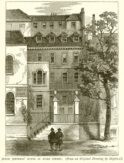 Casa del giudice Jeffreys in Duck Street da English School