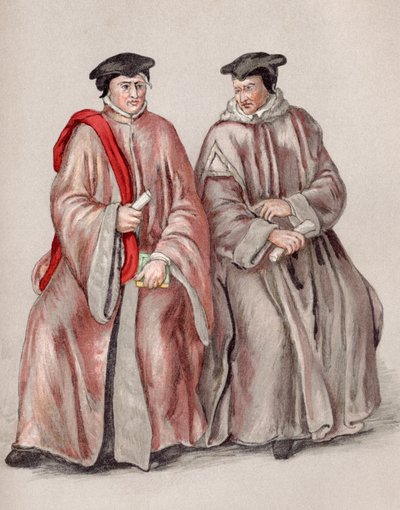 Giudici nelle loro Toghe durante il Regno di Elisabetta I, da 