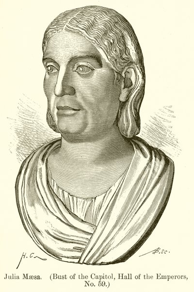 Giulia Mesa (Busto del Campidoglio, Sala degli Imperatori, No. 59) da English School