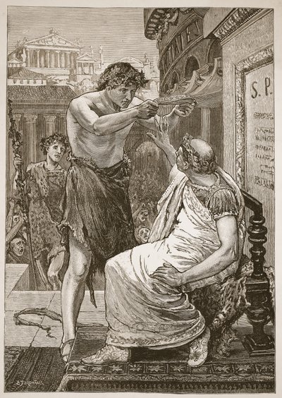 Giulio Cesare rifiuta la corona offerta da Antonio da English School