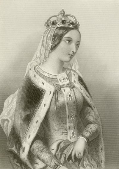 Caterina di Valois, regina di re Enrico V da English School