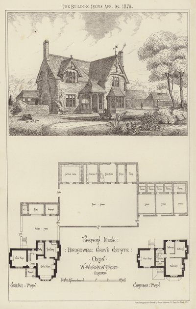 Casa del Guardiano, Tenuta di Broadwell Grove, Oxon da English School