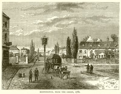 Kennington, dal Verde, 1780 da English School