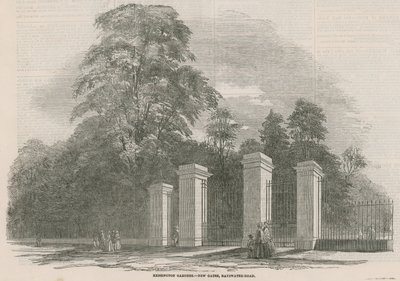 Giardini di Kensington, Nuovi Cancelli, Bayswater Road, Londra da English School