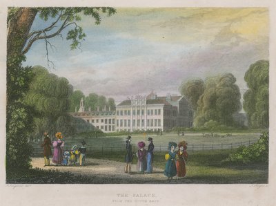 Palazzo di Kensington, Londra, da sud-est da English School