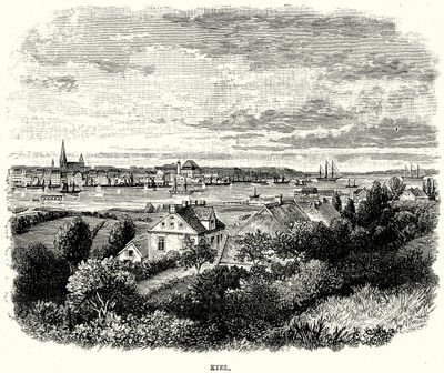 Kiel (incisione) da English School