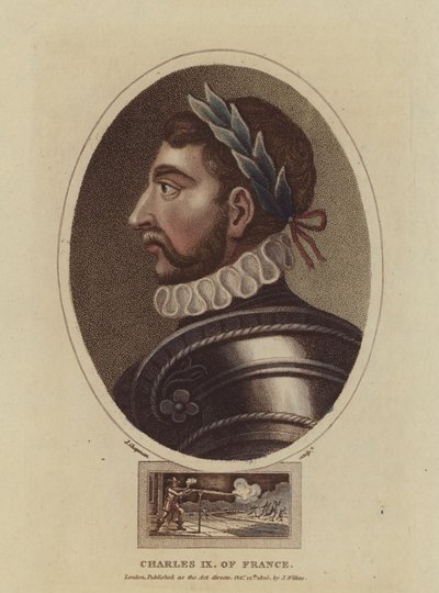 Re Carlo IX di Francia da English School