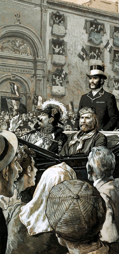 Re Emanuele fu proclamato pubblicamente re d