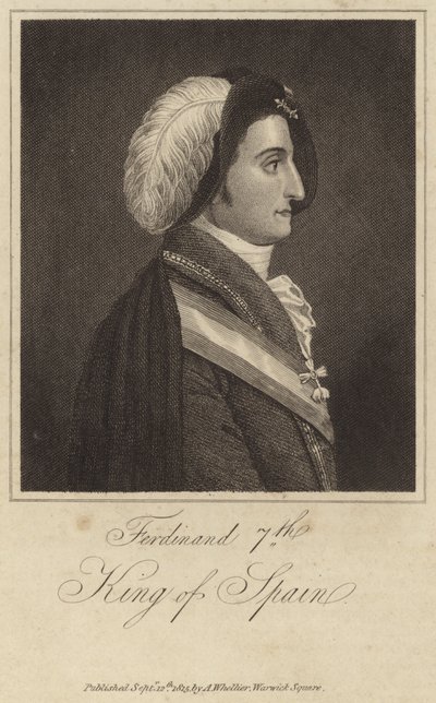 Re Ferdinando VII di Spagna da English School