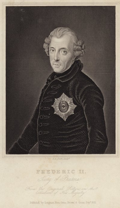 Re Federico II di Prussia da English School