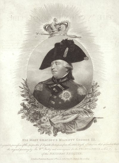 Re Giorgio III di Gran Bretagna e Irlanda da English School