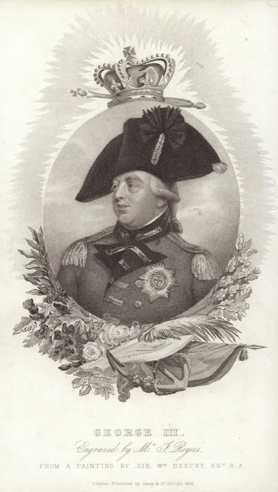 Re Giorgio III di Gran Bretagna e Irlanda da English School